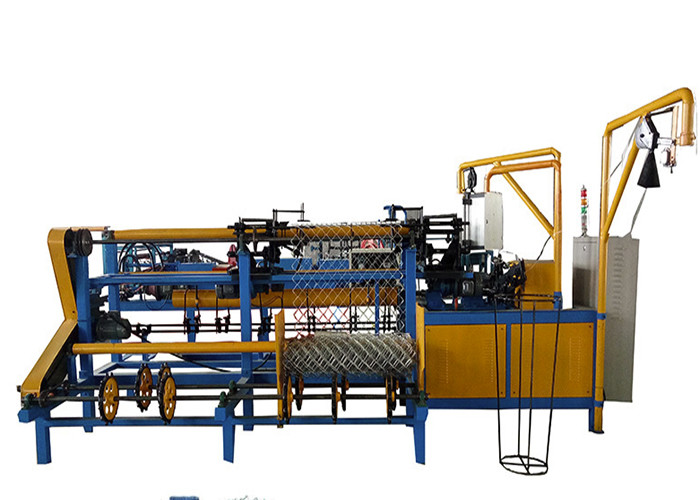 PLC Control Industrial Chain Link Fence Machine 80-120 M2/ Hour Easy To Operate