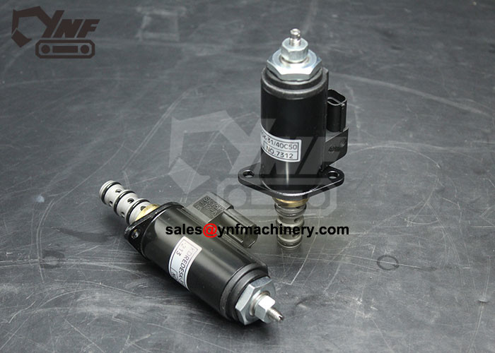 Hydraulic Pump Solenoid Valve YR35V00009S022 For Kobelco SK115SRDZ-1E