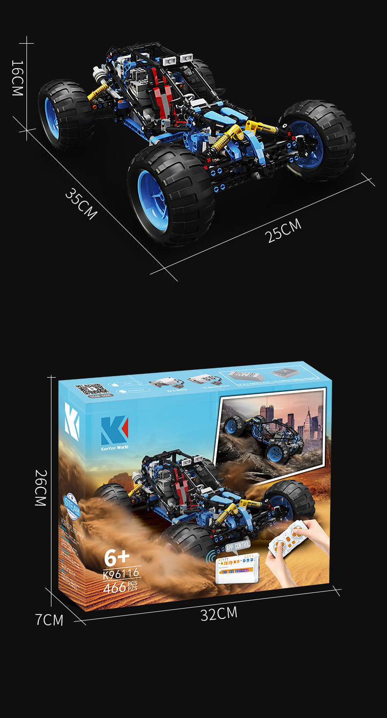 High Speed Off Road Rc Car 4x4 Remote Control Car 100 Km Speed Model Toy 25Meter Range
