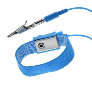 China 25G Electronic ESD Wrist Strap Stainless Steel Anti Static Wristband wholesale