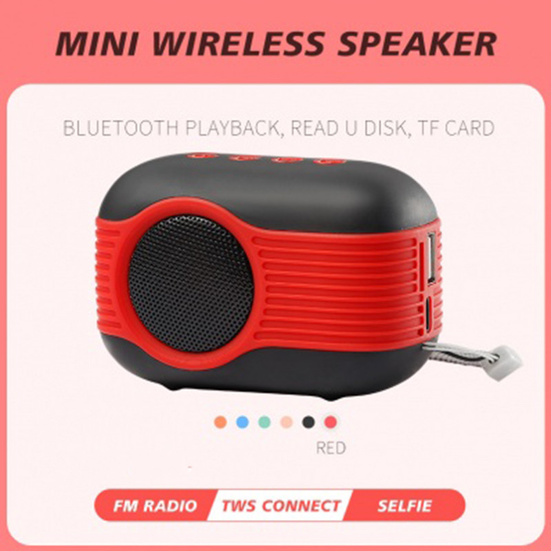 TWS Connect 500mAh Wireless Portable Bluetooth Speaker 40MM*1