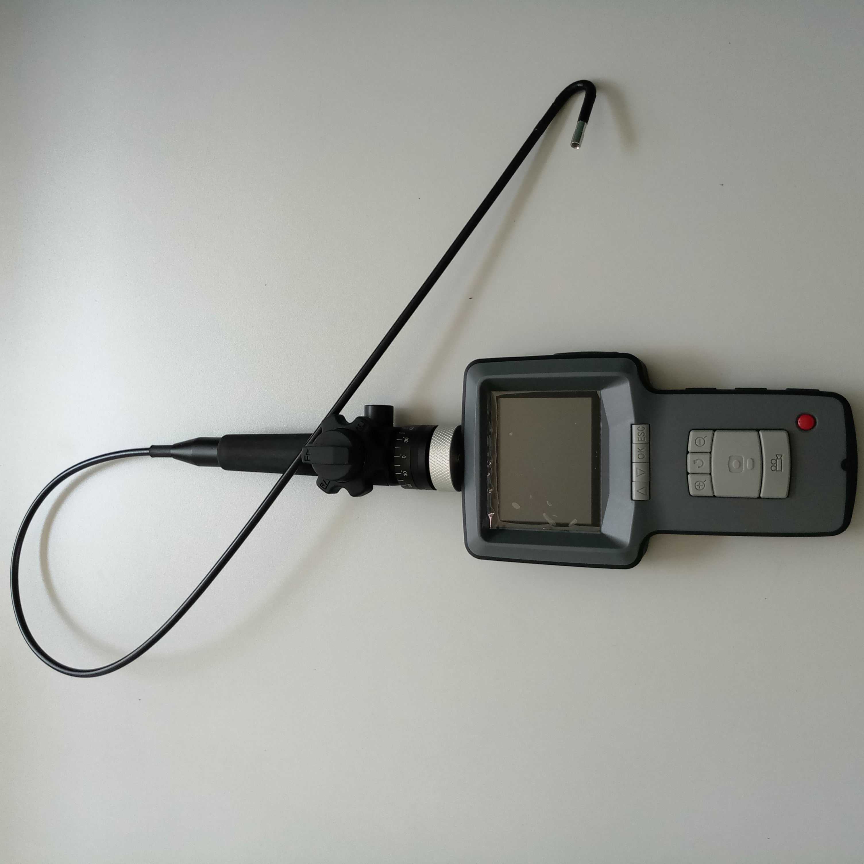 Corrosion Resistant Articulating Borescope SD Card Recording Support Durable