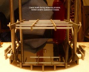 China LR Sand Blasting Tungsten Part 99.95%Min Tungsten Vacuum Furnace Frame wholesale