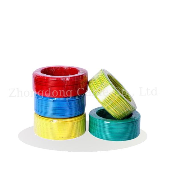 1mm 1.5mm 2.5mm 4mm 6mm Electrical Cable Copper Conductor Flame Retardant PVC