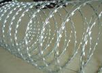 SS304 Razor Blade Barbed Wire For Military Sites Governments