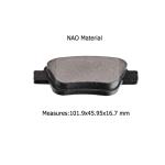 Auto Parts D2067-9299 Rear Brakes Pads 0446605010 Car Brake Pad Brake Liner for