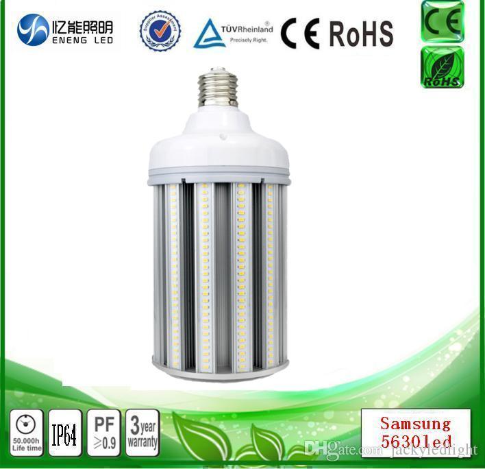high lumens 150lm/w E40 led street lights ip64140W ip64 led corn light E40 led high bay light with Samsung 5630 led ac1