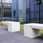 Square Round GRC Concrete Table Seating Chair Bench For Outdoor Indoor