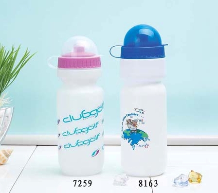 Heat-insulated double wall PE water bottles/water bottle for bicycle