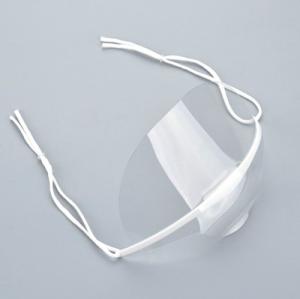 China Transparent plastic catering kitchen beauty smiling mask wholesale