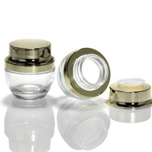 China Cream Glass Jars Wholesale 5Ml 10Ml 15Ml 20Ml 30Ml 50Ml Cosmetics Hair Cream Glass Jar With Lid wholesale