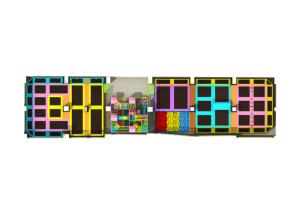 China Anti UV Jump Kindergarten Kids Trampoline Park wholesale