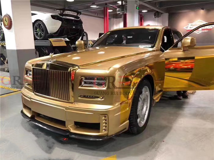 Phantom Rolls Royce Body Kit WD Style Replace Front Bumper Spoiler Hood 2004 - 2012