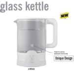 Mechanical Control Electric Glass Kettle Perfect for Household Tea Time