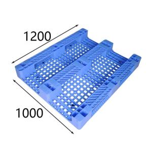 China Blue HDPE Heavy Duty Plastic Pallet 1200X1000mm Transport Pallets wholesale