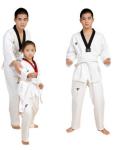 110-180cm white Custom taekwondo clothes uniform suits manufacturer