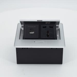 China Multifunctional Zinc Alloy Hidden Pop up Table Socket Outlet Box wholesale