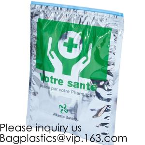 China Zip Lock Foil Thermal Sandwich Bags, Reusable Insulated Easy Closure Hospital Medicine, Wine Insulated Bag wholesale