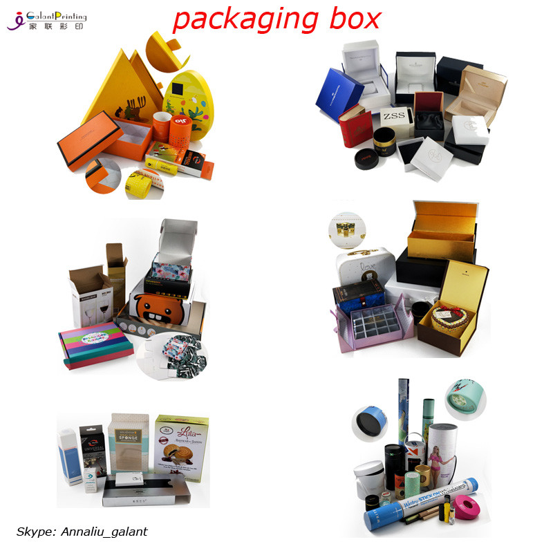 Luxury Cosmetic Cardboard Gift Boxes With Lids Custom Design CMYK Printing