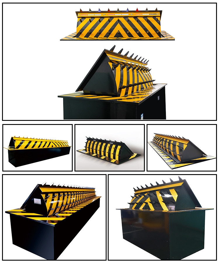 A3 Steel Tyre Killer Rising Height 800mm 80T Traffic Control Spikes