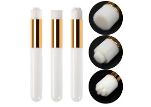 China White Nose Blackhead Eyelash Makeup Cleaner Brush Wooden Handle wholesale