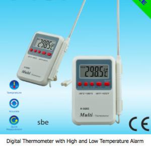 China White 0.2F H-9283 Room Thermometer With Alarm wholesale