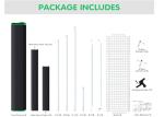 3000mm Height Led Grow Light Tent Kit With Window