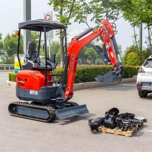 China Compact Powerful Mini Hydraulic Excavator With 1800kg Operating Weight wholesale