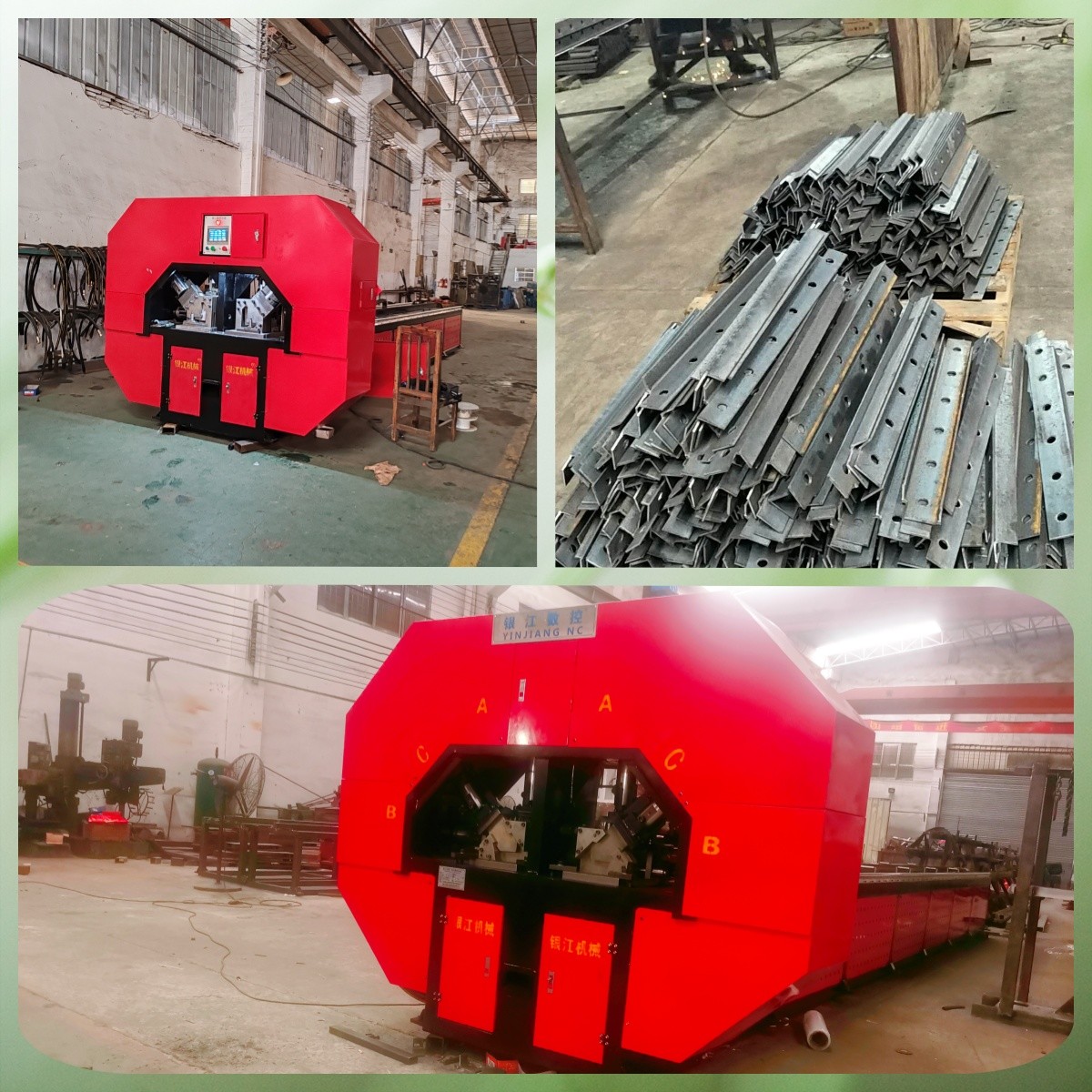 3500kg Load Capacity Angle Steel Punching And Cutting Machine For Steel Fabrication