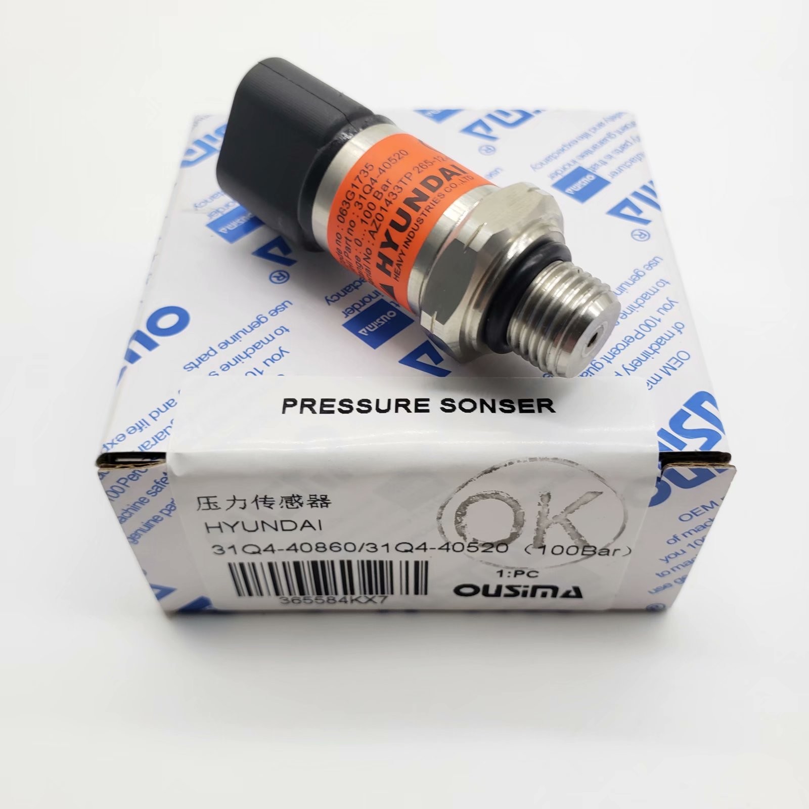 OUSIMA Pressure Sensor 31Q4-40860 31Q4-40520 For HYUNDAI Excavator
