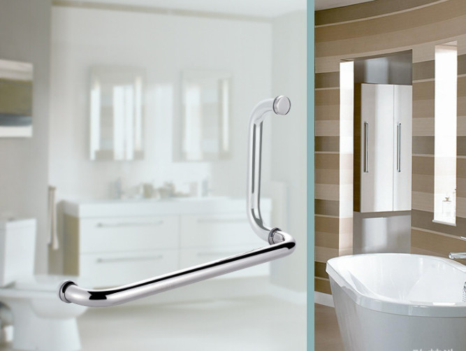 Water Retardant Custom Shower Door Handle Easy Maintenance And Cleaning