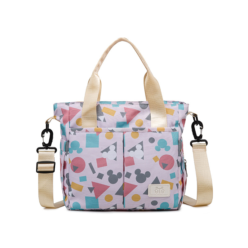ODM OEM Oxford Multi Functional Nappy Shoulder Hand Bag 27*15*25cm