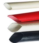 200c Silicone Fiberglass Sleeve 4kv , Fireproof Silicone Coated Fiberglass