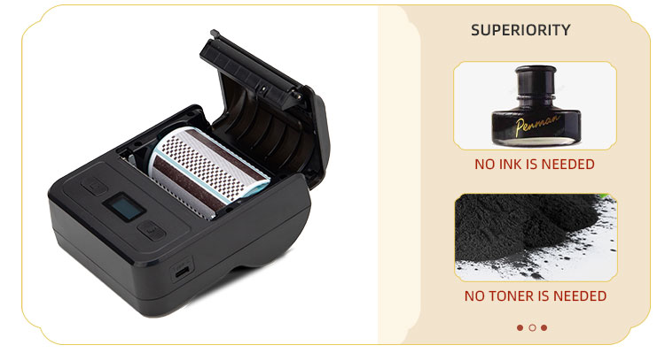 High Speed Wireless Inkless USB Lan Printing Thermal Shipping Labels Printer MP-80L