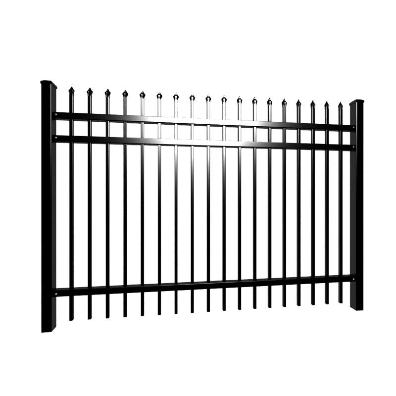 China factory high quality galvanized Tubular Iron Fencing galvanized for sale