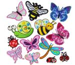 Embroidered Fabric Iron On Garment Patch Sew On Applique For Clothes Dress Jeans