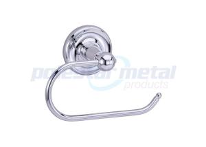 China 5-1/4&quot; Width Polished Chrome Zamak brushed nickel bathroom hardware Paper Holder wholesale