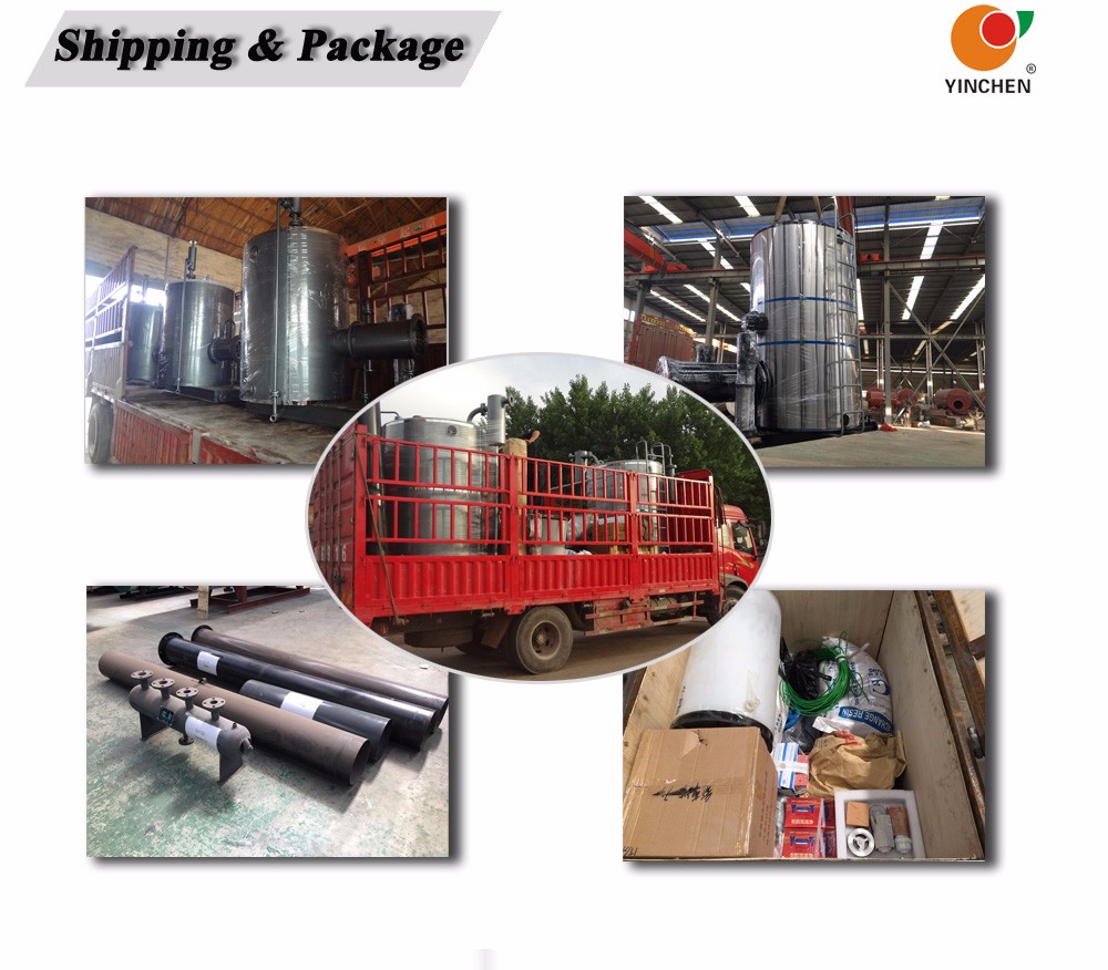 Yinchen LSS 0.5 Ton 1 Ton 2 Ton 4 Ton Oil and Gas Fuel Vertical Industrial Steam Boiler