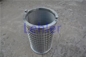 China Perforated Plate Pressure Screen Basket Paint / Inks / Coatings Application wholesale
