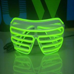 China beautiful shutter glasses/el glasses/glow glasses wholesale
