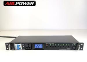 China Conference Rooms 2000W 3 Wire Rack Mount Power Sequencer wholesale