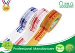 Customized Carton Sealing Water Glue BOPP Packing Tape With Label