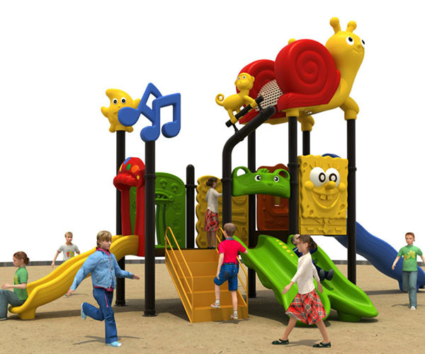 Jungle Kids Plastic Playground Equipment LLDPE Material For Kindergarten