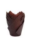 Oven Safe Greaseproof Mini Tulip Paper Baking Cups