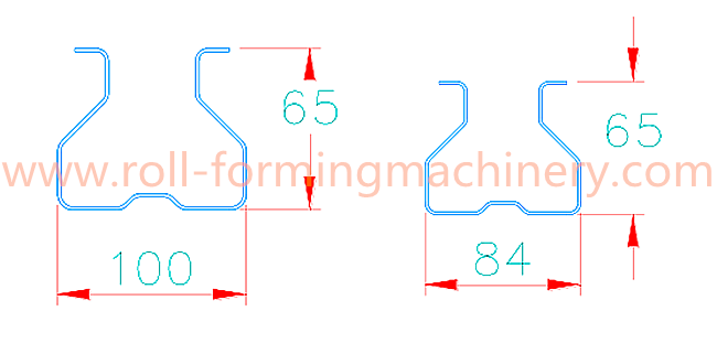 12-15m/min Forming Speed,Shelf Roll Forming Machine With 17 Forming Stations