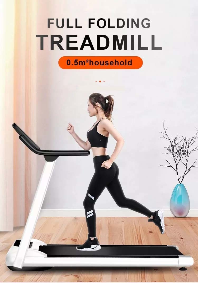 110 / 220V Motorized Indoor Portable Treadmill For Home Fitness