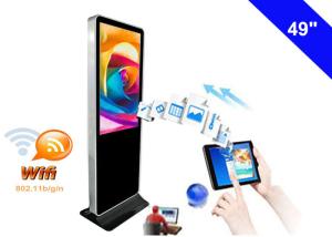 China 4K Resolution WiFi Digital Signage Display , Free Standing Digital Signage LCD on sale