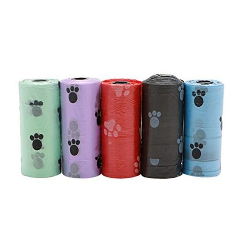 Non - Toxic 100% Biodegradable Poop Bags , Biodegradable Plastic Bags Refill Rolls