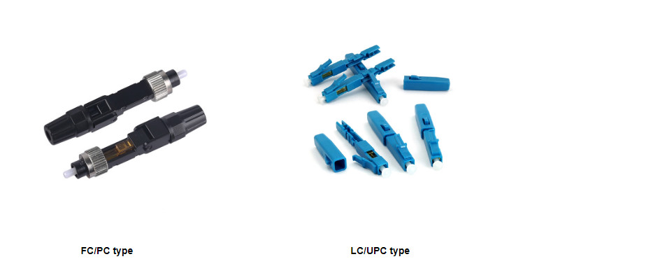 0.2db SC FC FTTH Fiber Optic Quick Connector For FTTH