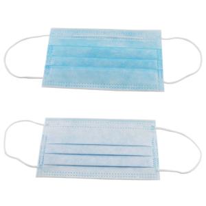 China 3 Ply Disposable Non Woven Face Mask / Disposable Mouth Mask Protective wholesale